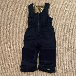 Columbia Kids Black Snow Overalls
